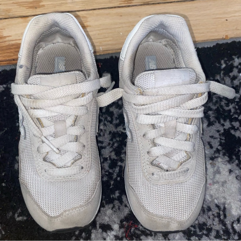 New Balance Cream Athletic Shoes